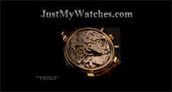 Desktop Screenshot of justmywatches.com
