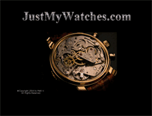 Tablet Screenshot of justmywatches.com